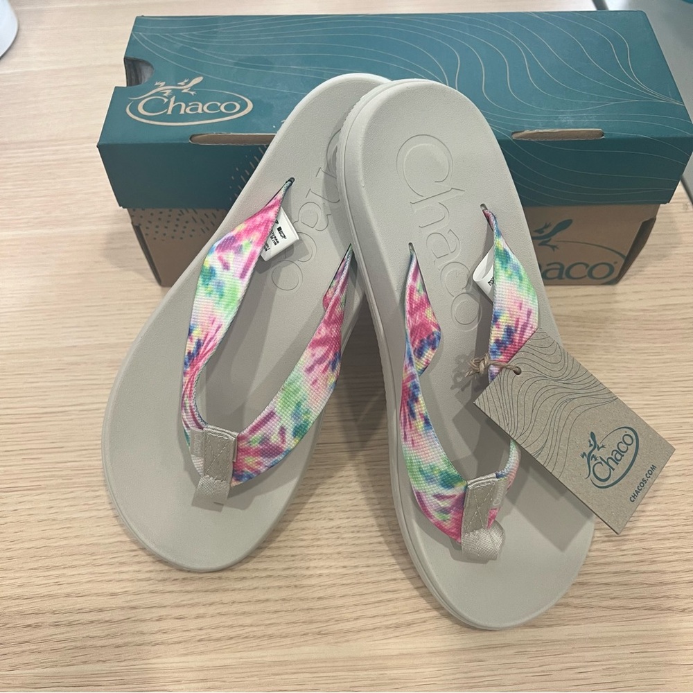 Chaco Tie-Dye Flip Flops - New in Box